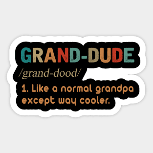 GRAND-DUDE COOLER GRANDPA Sticker